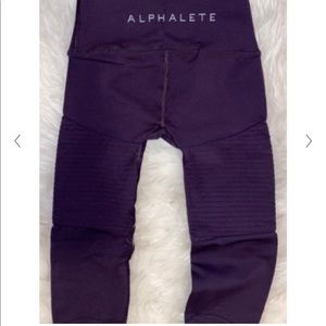 Dark purple alphalete leggings